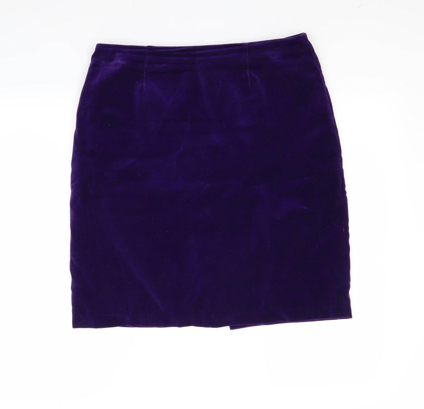 Preworn Womens Purple   A-Line Skirt Size 32 in
