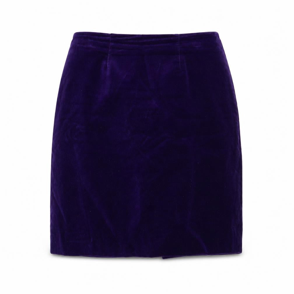 Preworn Womens Purple   A-Line Skirt Size 32 in