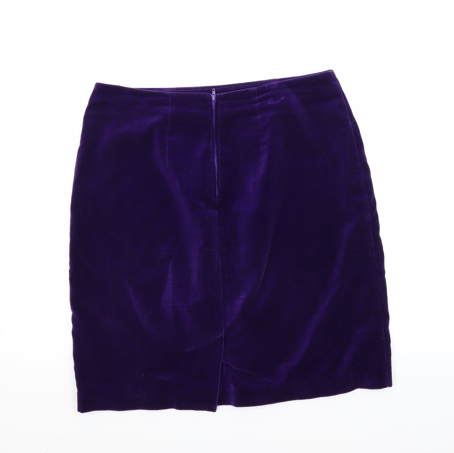 Preworn Womens Purple   A-Line Skirt Size 32 in