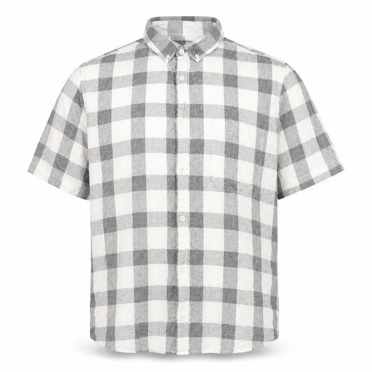 Front view of Cedarwood State men’s white button-up, size XL