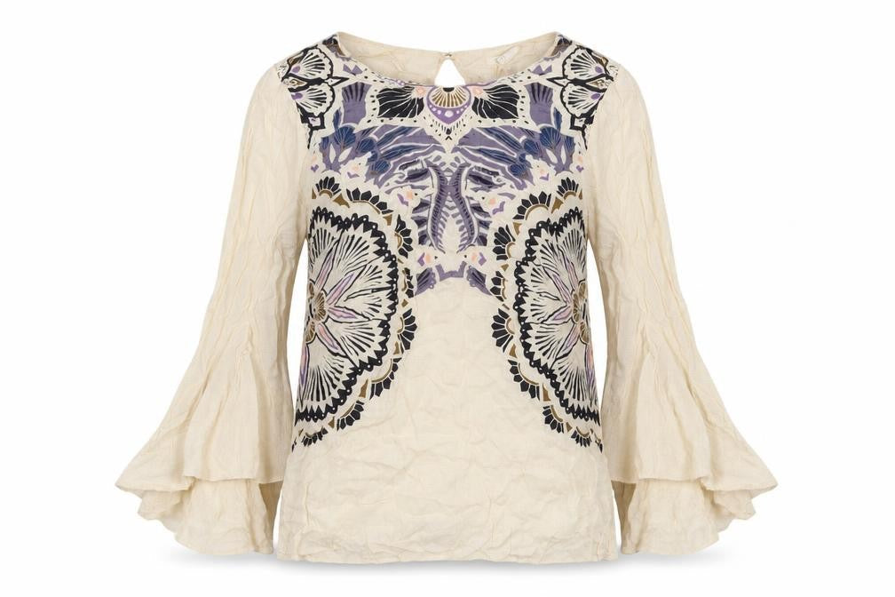 H&M Womens Brown   Basic Blouse Size XS