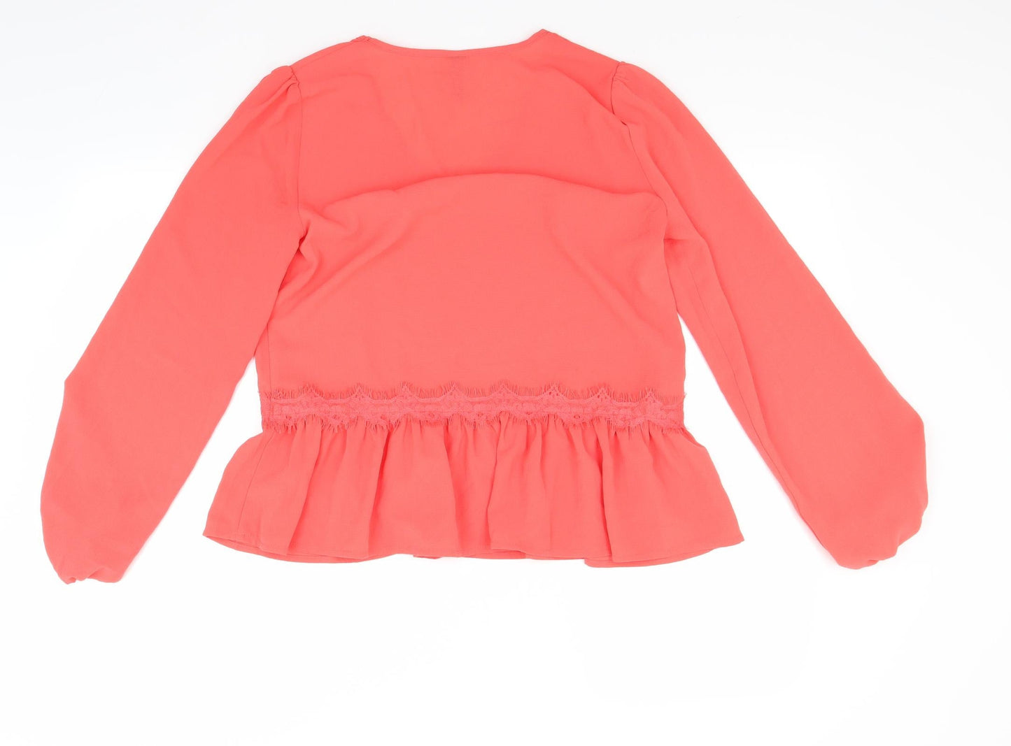Yas Womens Red   Basic Blouse Size S