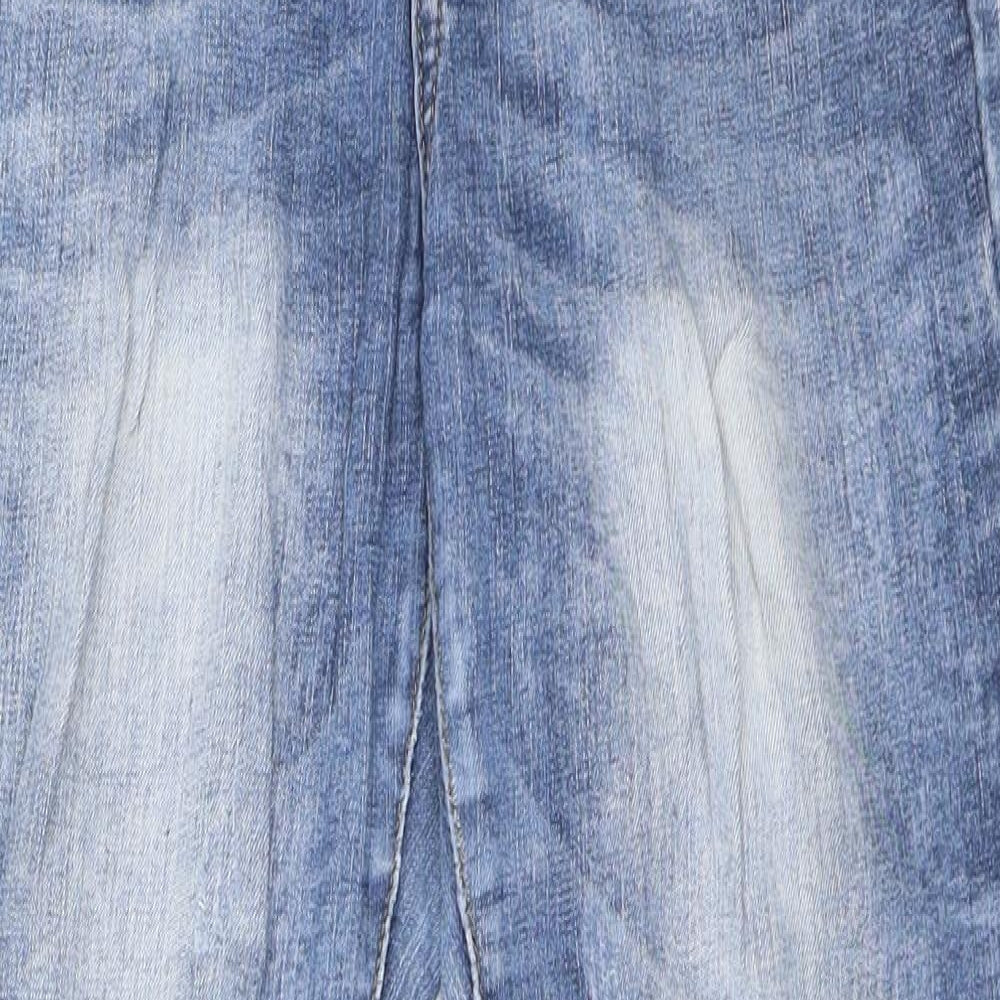 Preworn Womens Blue  Denim Skinny Jeans Size 38 L29 in