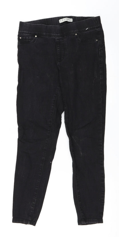 Additional front view of Primark women’s black jegging jeans, size UK 8, 25-inch leg