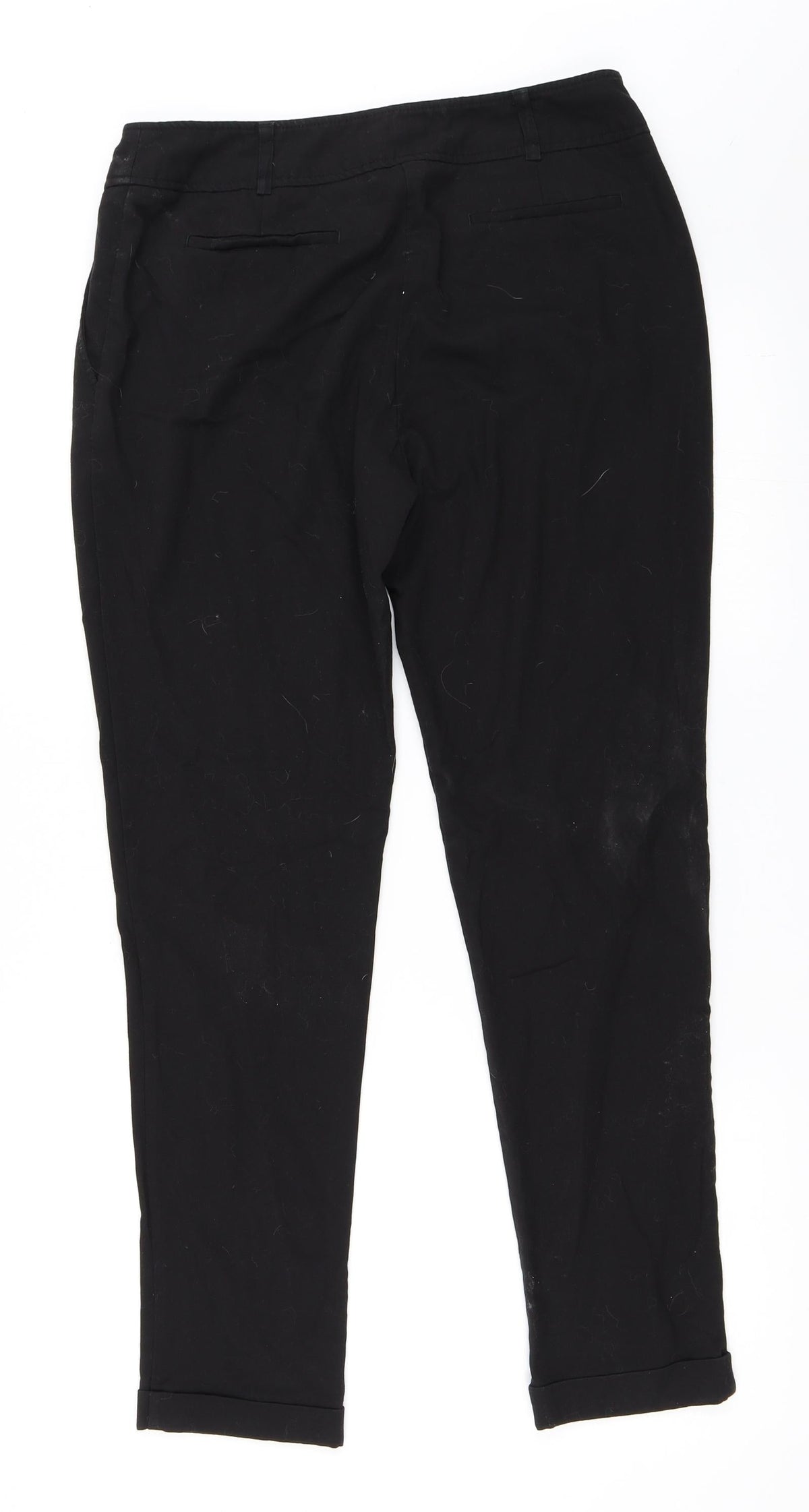 NEXT Womens Black   Trousers  Size 10 L28 in