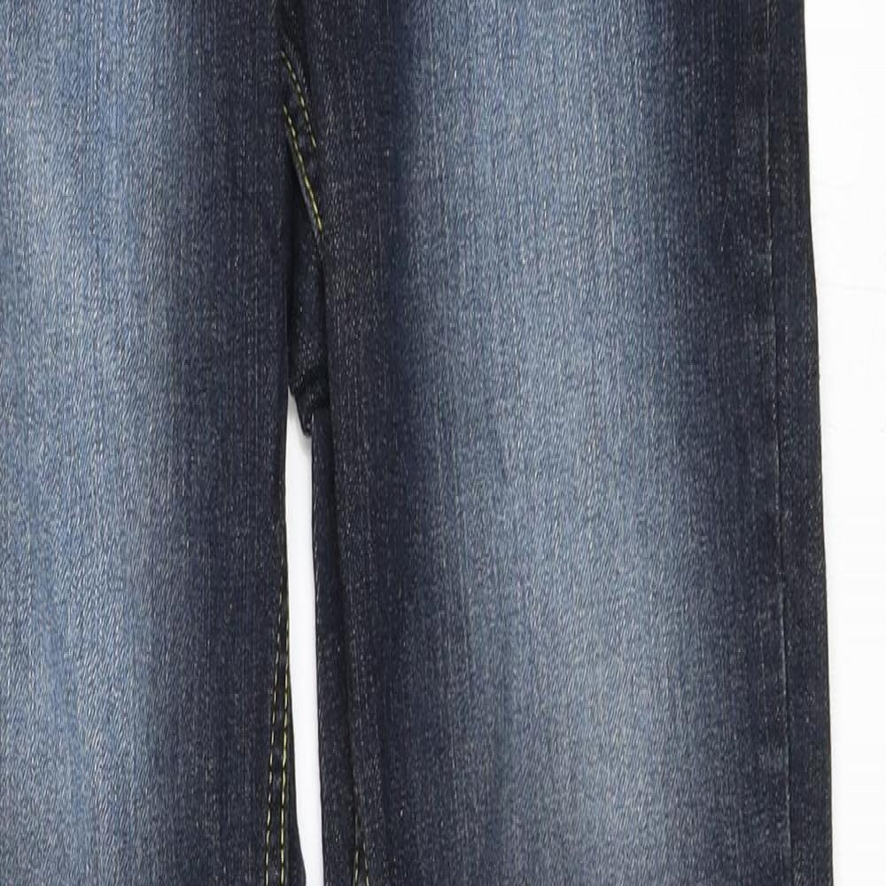Preworn Womens Blue  Denim Straight Jeans Size 29 in L33 in