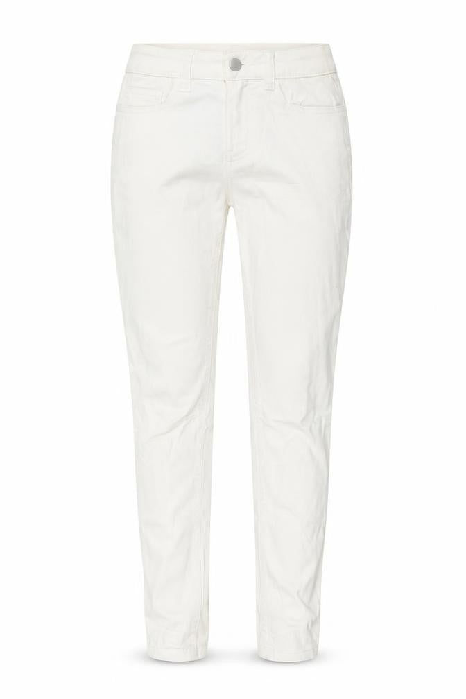 Pieces Womens Ivory   Skinny Jeans Size XS L32 in