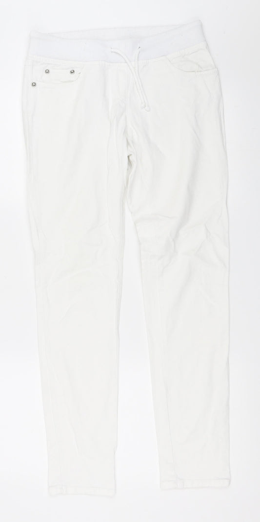 Stone Kit Womens White   Skinny Jeans Size 36 L30 in