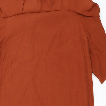 Tu Womens Orange   Shift  Size 12