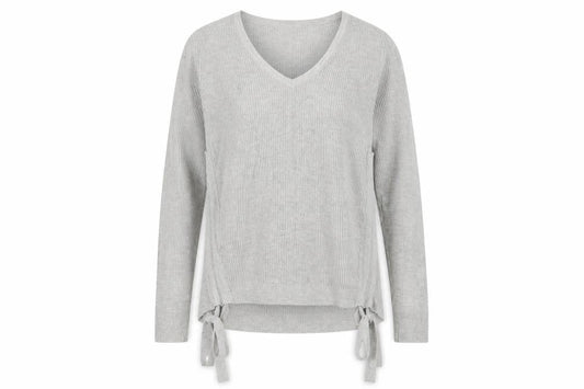 Front view of Tu women’s grey jumper, size UK 12