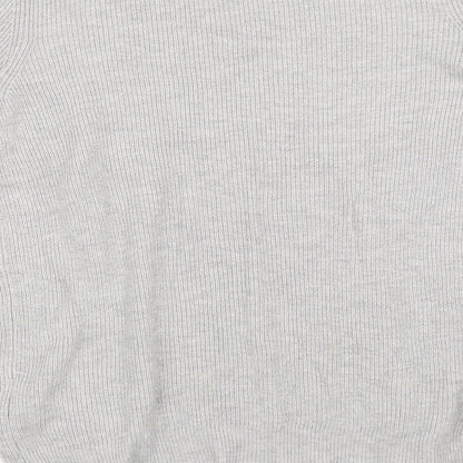 Brand and care label for Tu women’s grey jumper, size UK 12
