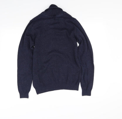 Back view of Next women’s blue jumper, size S