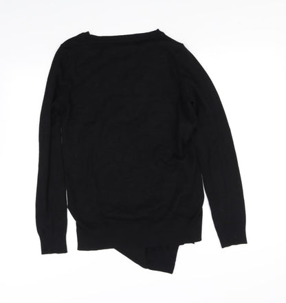 Back view of retro women’s beige jumper, size S