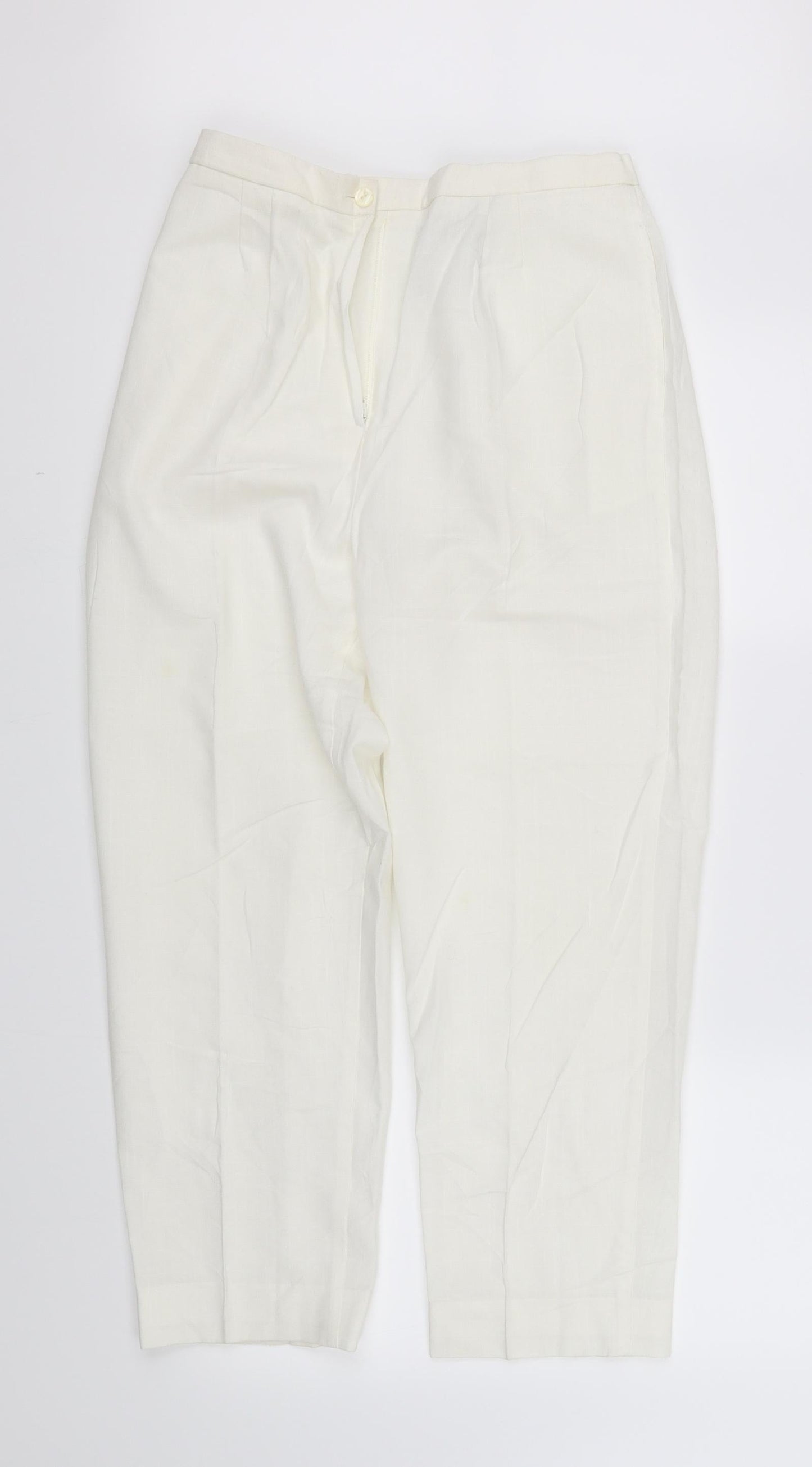 pre worn Womens Silver   Trousers  Size 14 L28 in