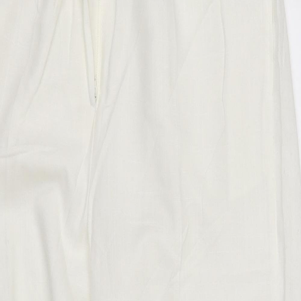 pre worn Womens Silver   Trousers  Size 14 L28 in