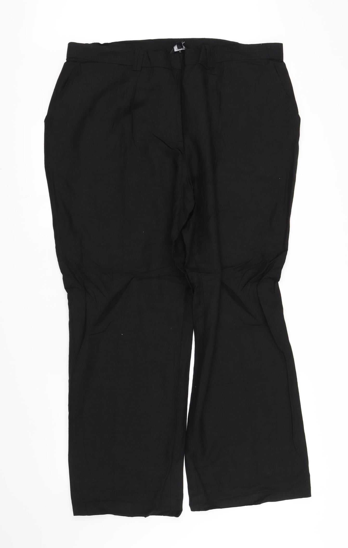pre worn Womens Black   Trousers  Size L L34 in