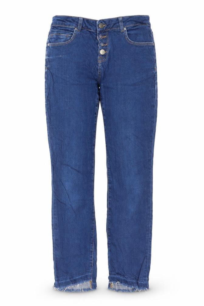 Preworn Womens Blue   Straight Jeans Size 28 in L25 in