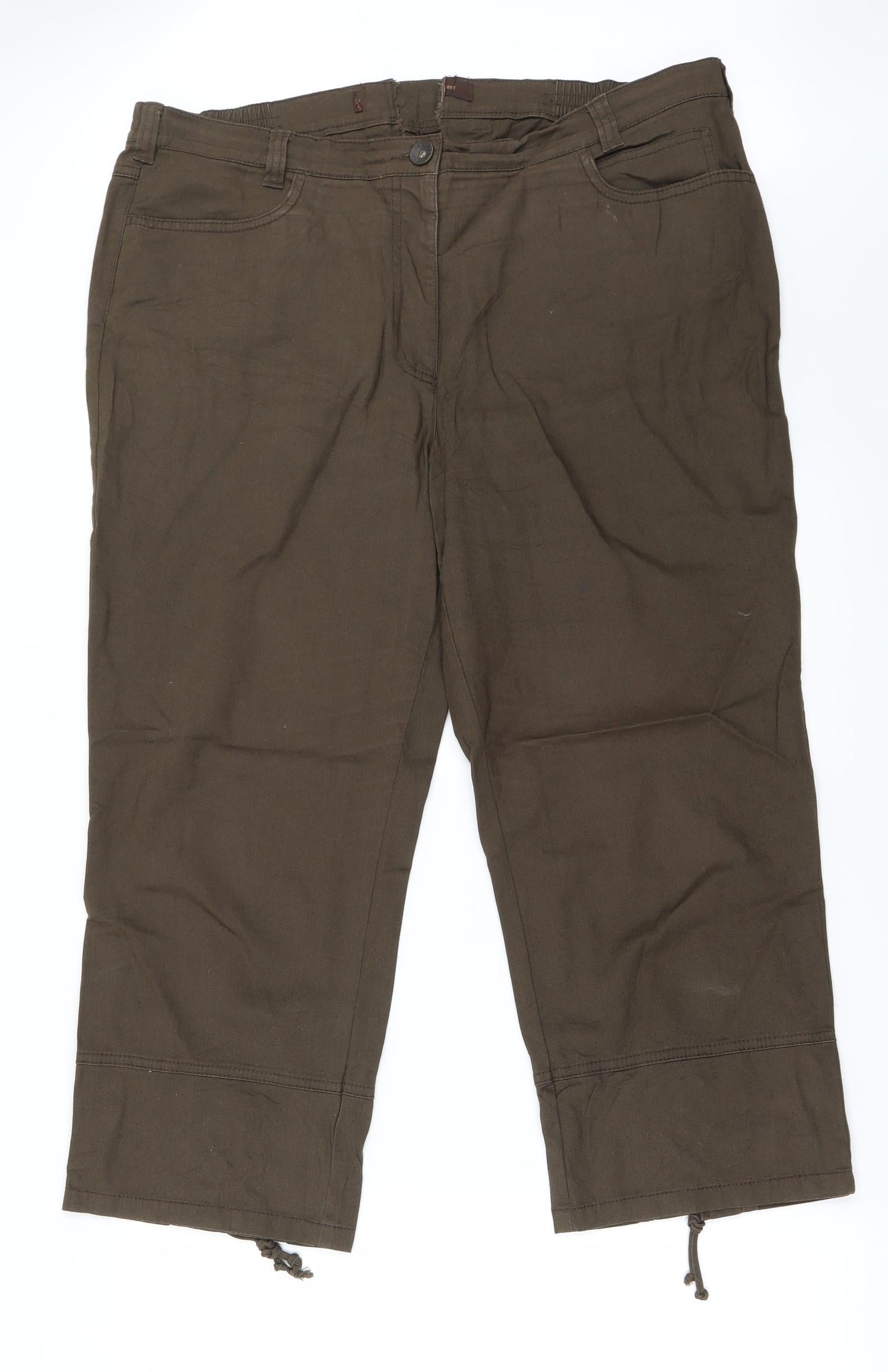 Preworn Womens Brown   Trousers  Size 38 in L24 in