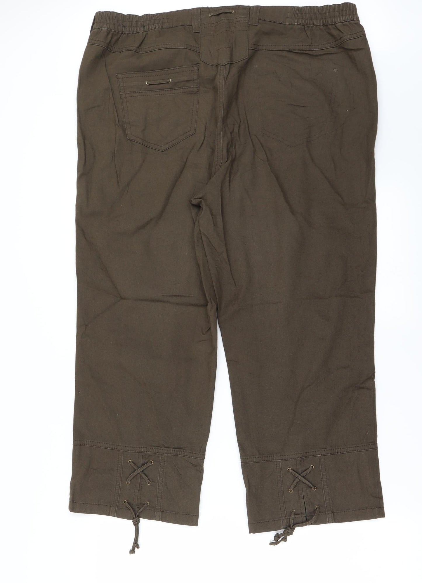Preworn Womens Brown   Trousers  Size 38 in L24 in