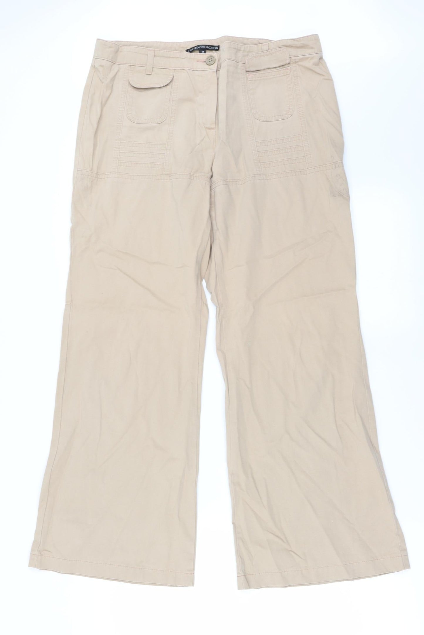 Marks and Spencer Womens Pink   Trousers  Size 14 L25 in