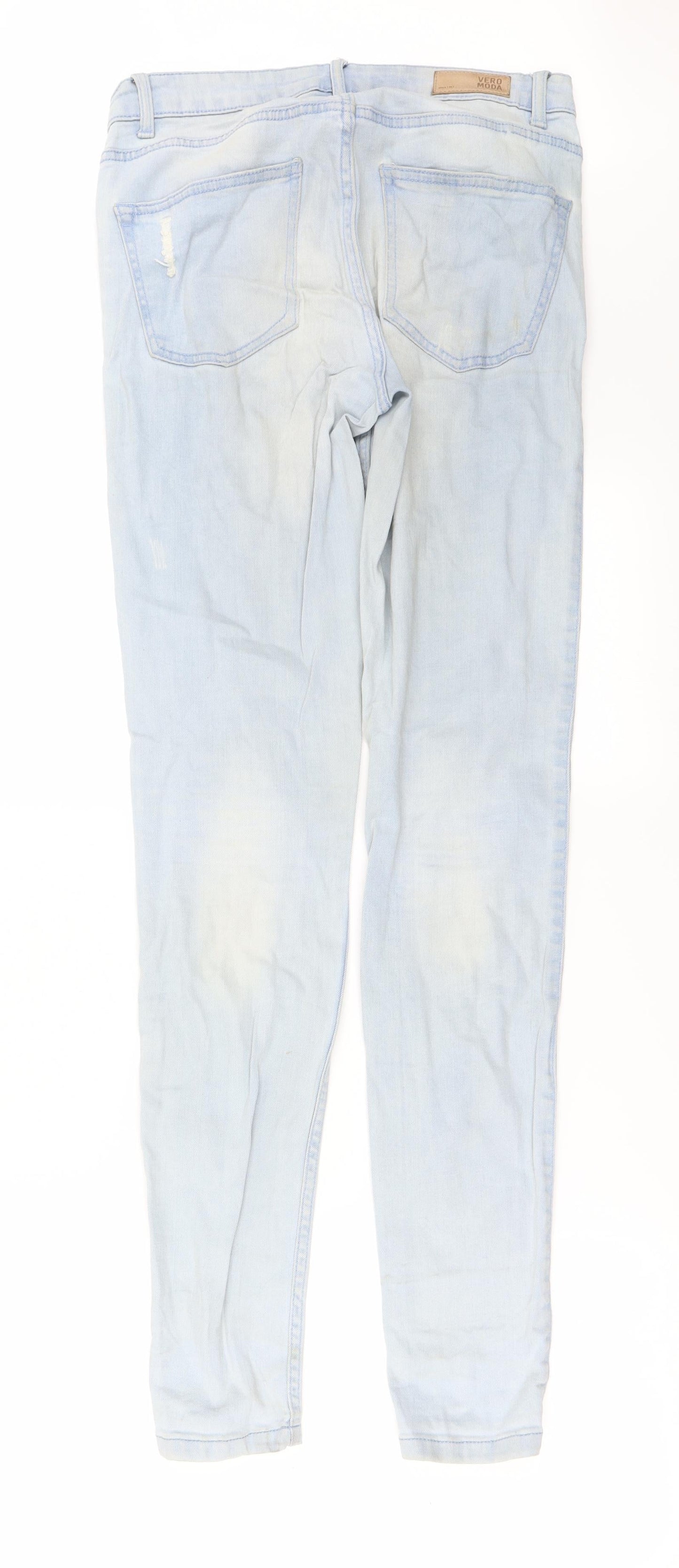 VERO MODA  Womens Blue   Tapered Jeans Size 28 in L28 in