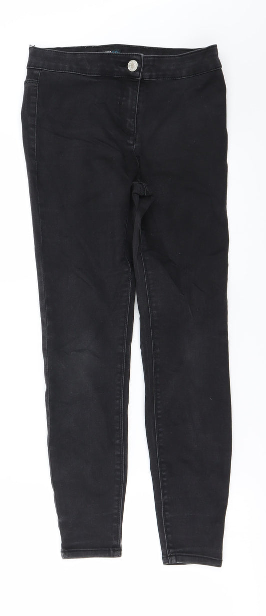 Papaya Womens Black   Straight Jeans Size 8 L23 in