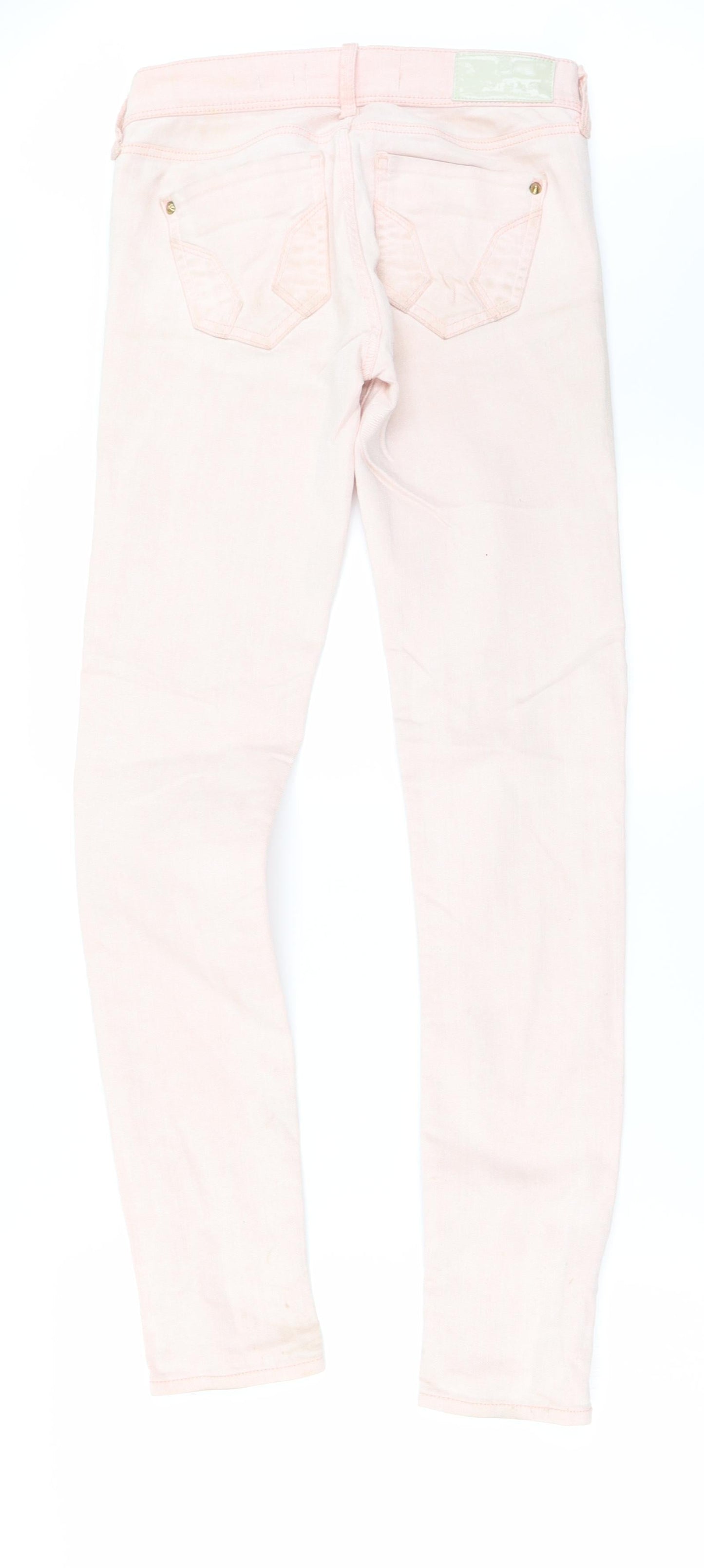 Preworn Womens Pink   Straight Jeans Size 28 in L28 in