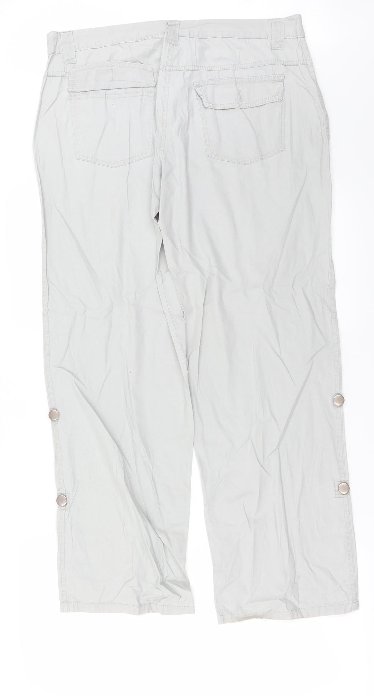 Papaya Womens Grey   Trousers  Size 32 in L26 in