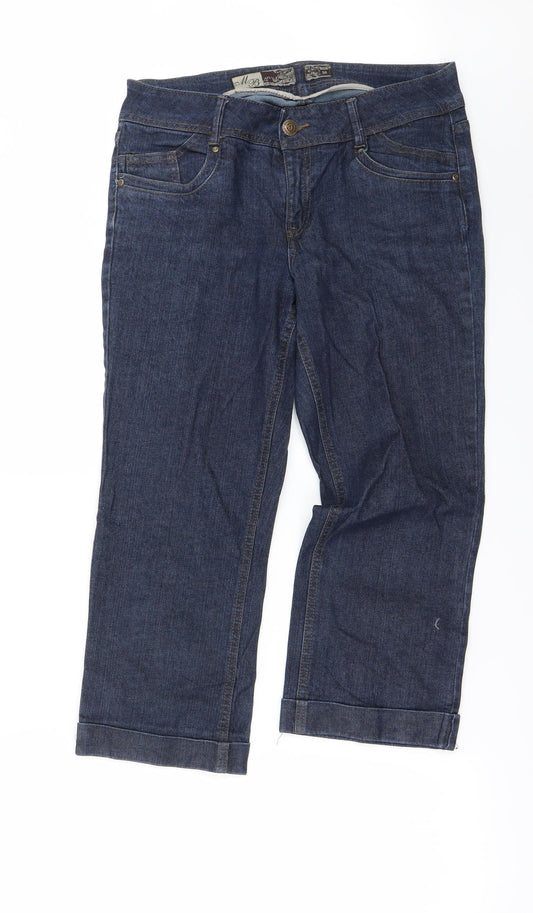 Preworn Womens Black   Straight Jeans Size 8 L20 in