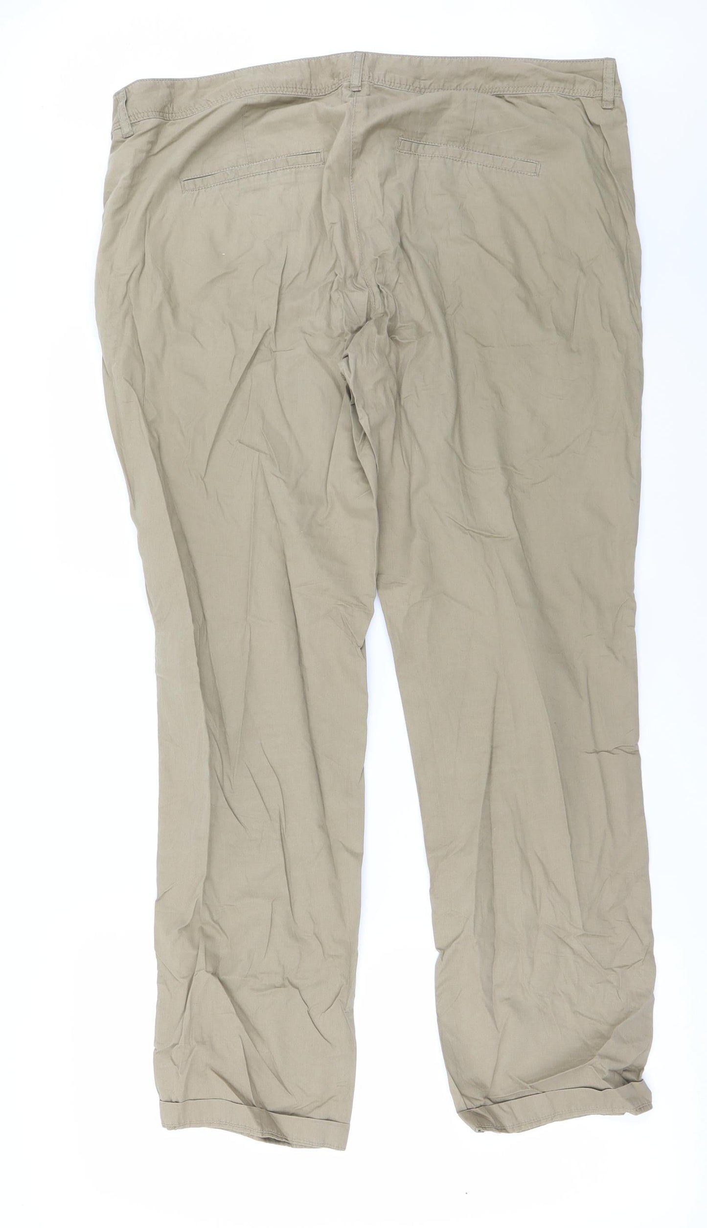TOM TAILOR Womens Beige   Trousers  Size 14 L26 in