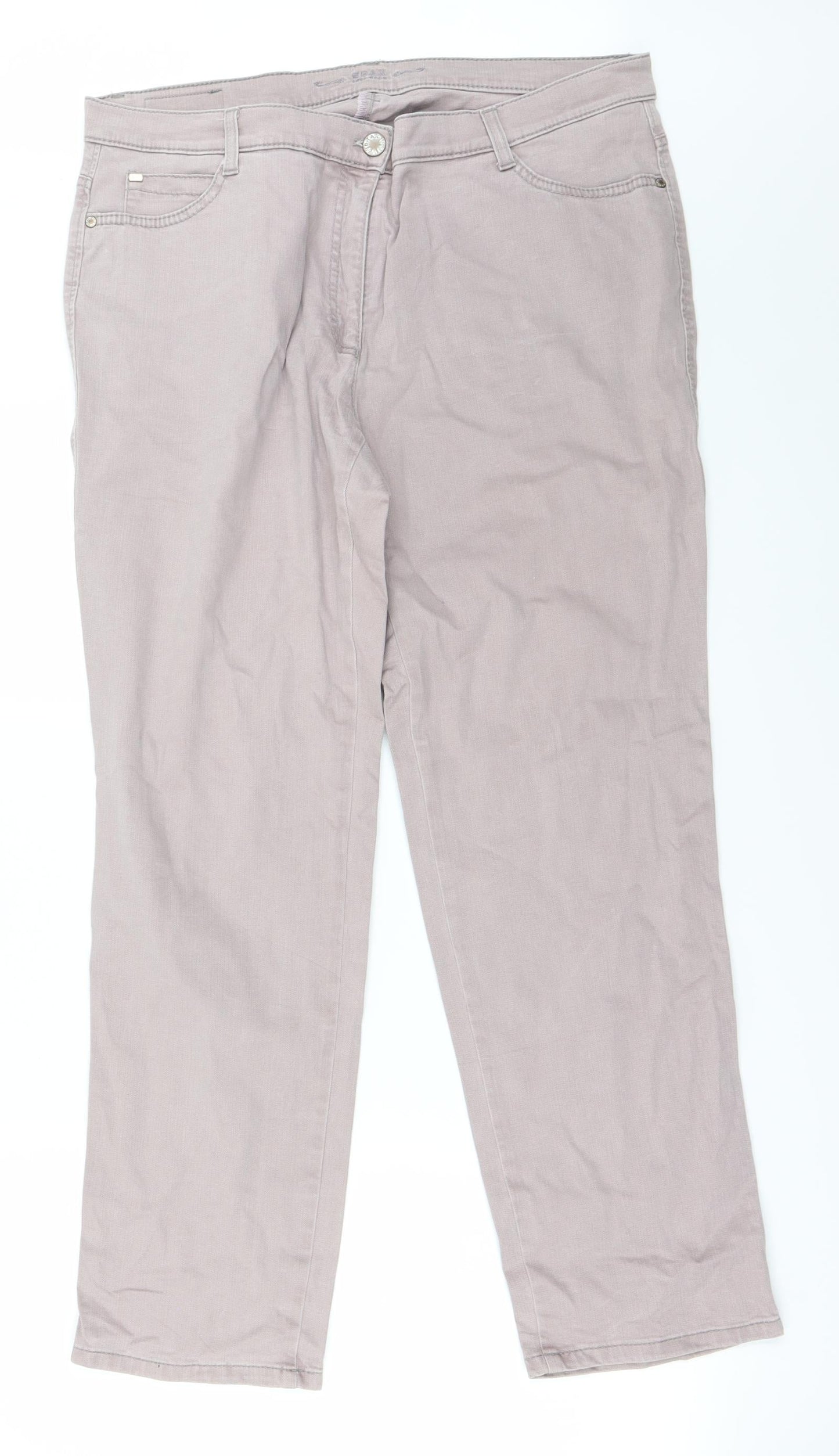 Preworn Womens Pink   Straight Jeans Size 36 in L27 in
