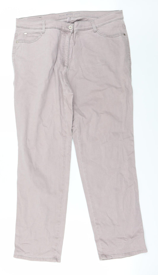 Preworn Womens Pink   Straight Jeans Size 36 in L27 in