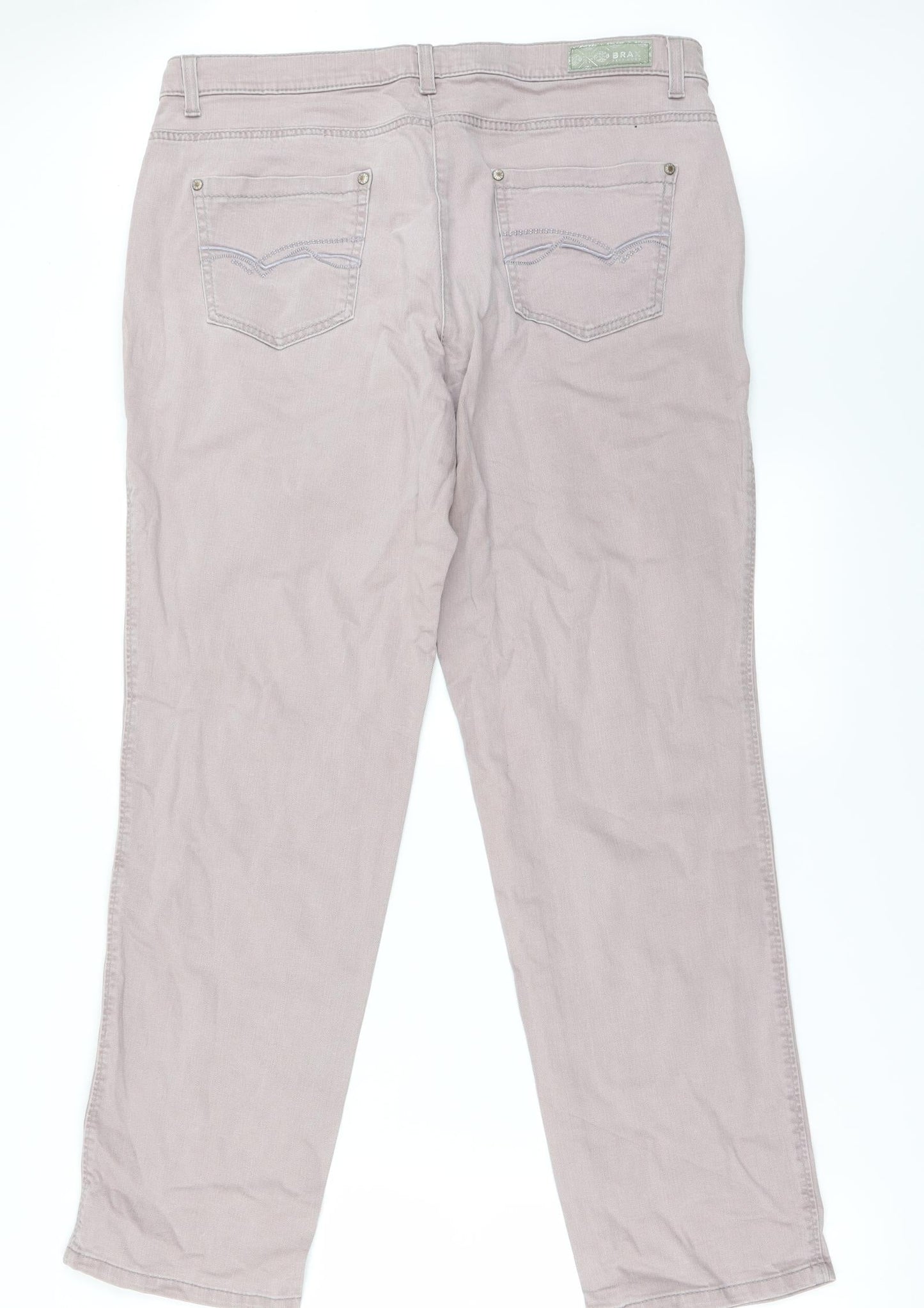 Preworn Womens Pink   Straight Jeans Size 36 in L27 in