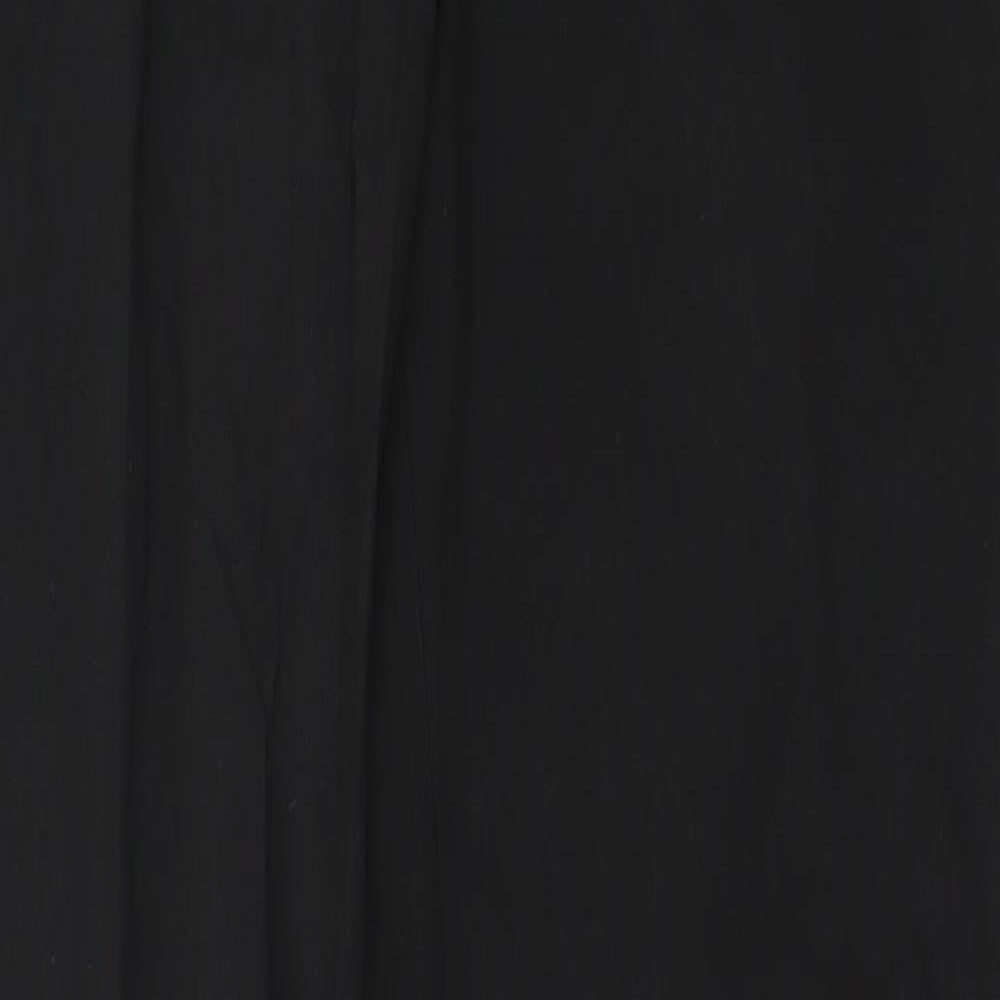 Preworn Womens Black   Trousers  Size 30 in L25 in