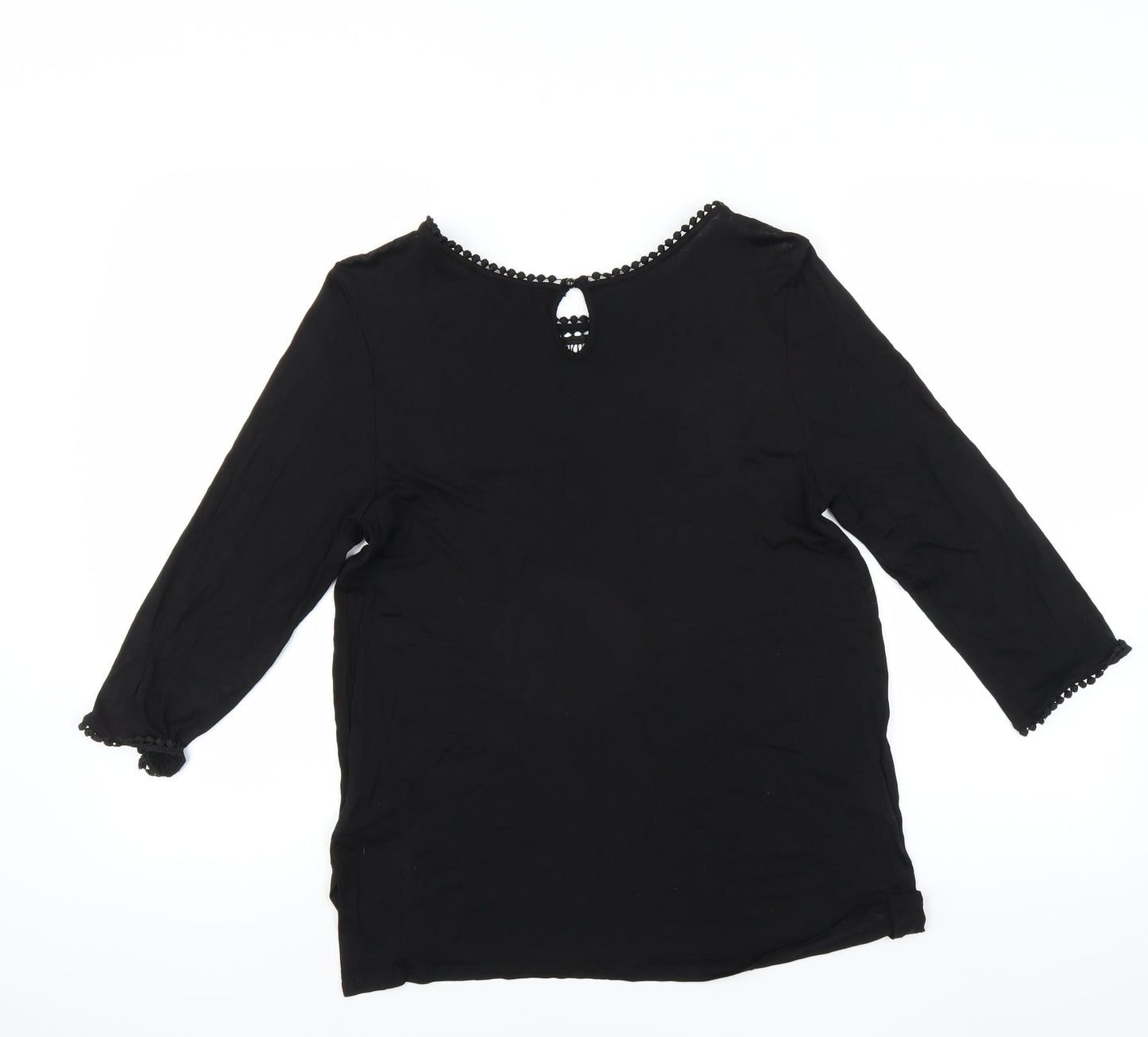 H&M Womens Black   Basic Blouse Size M