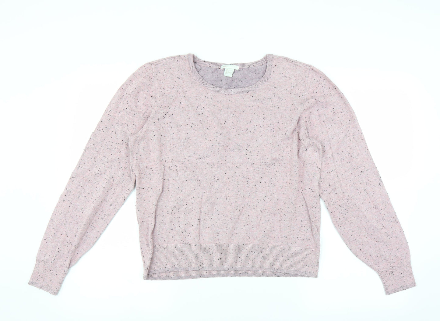 H&M Womens Pink   Pullover Jumper Size L