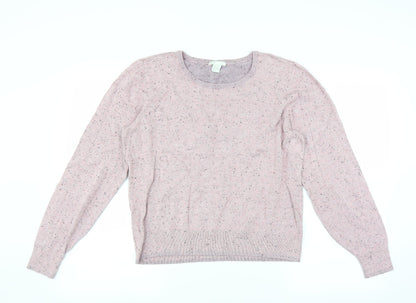 Additional front view of H&M women’s pink jumper, size L