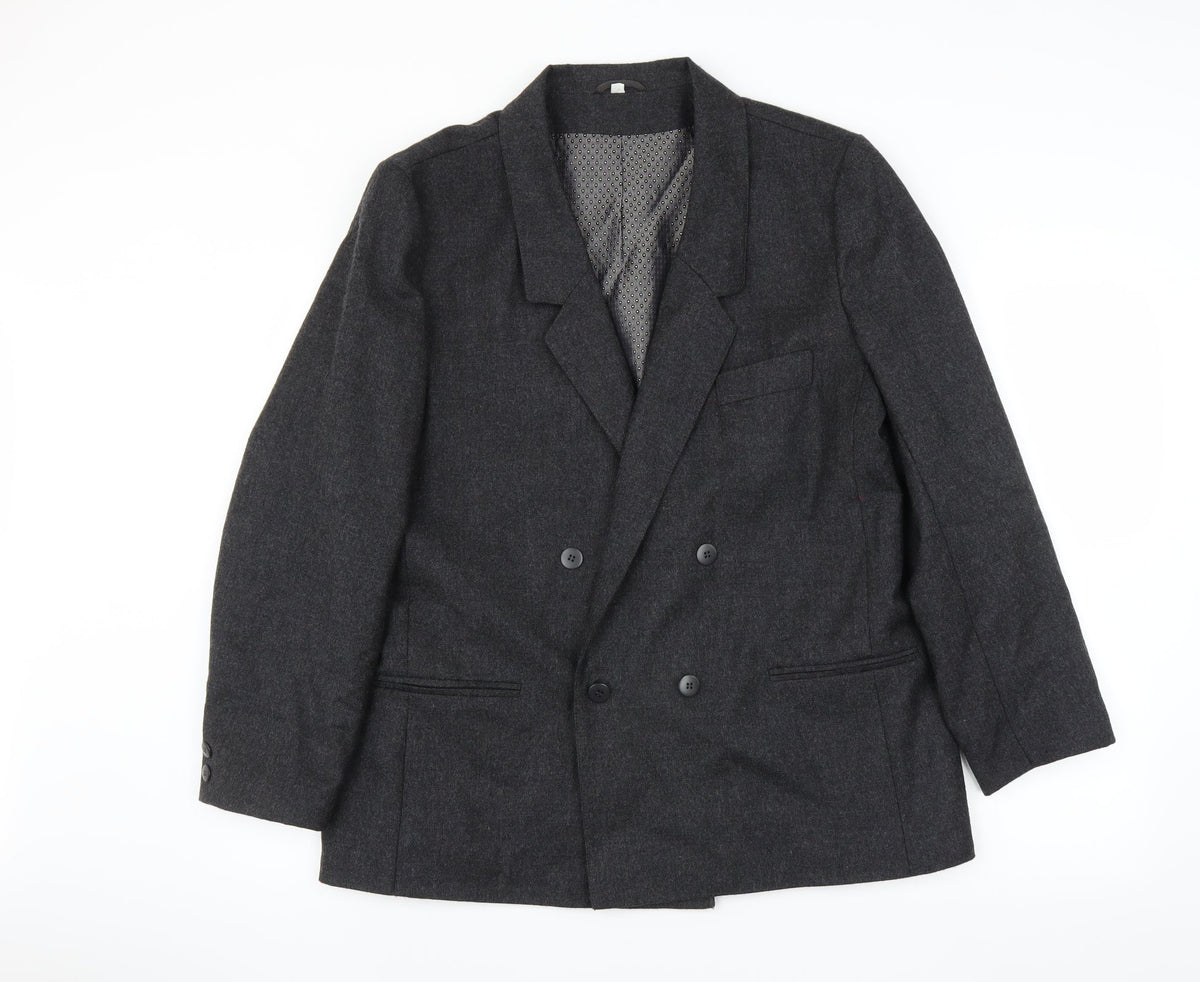 Preworn Womens Grey   Jacket Suit Jacket Size 16