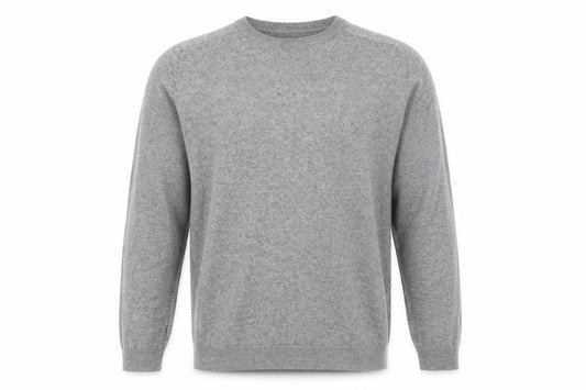 Front view of Next men’s grey jumper, size XL
