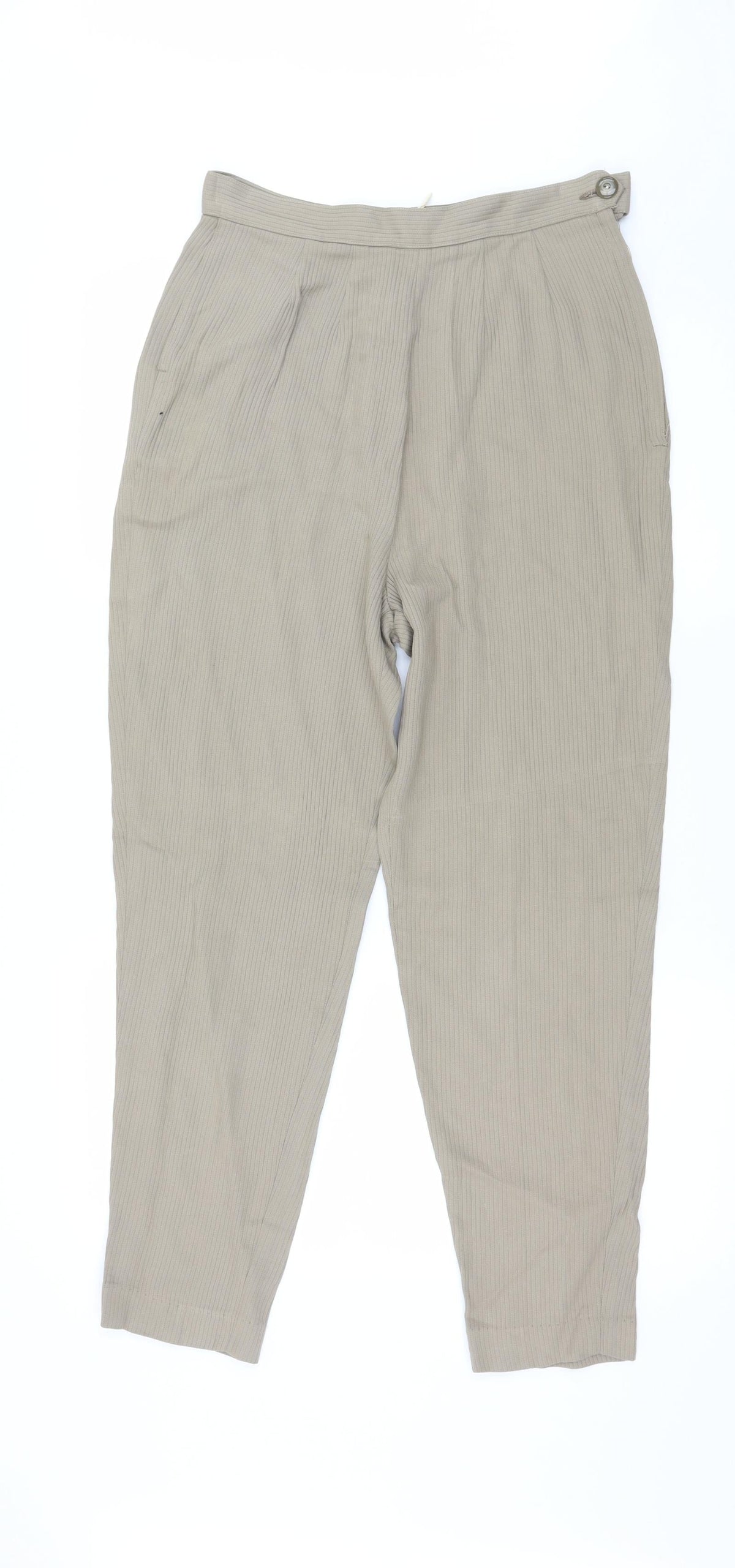 Preworn Womens Beige   Trousers  Size 28 in L28 in