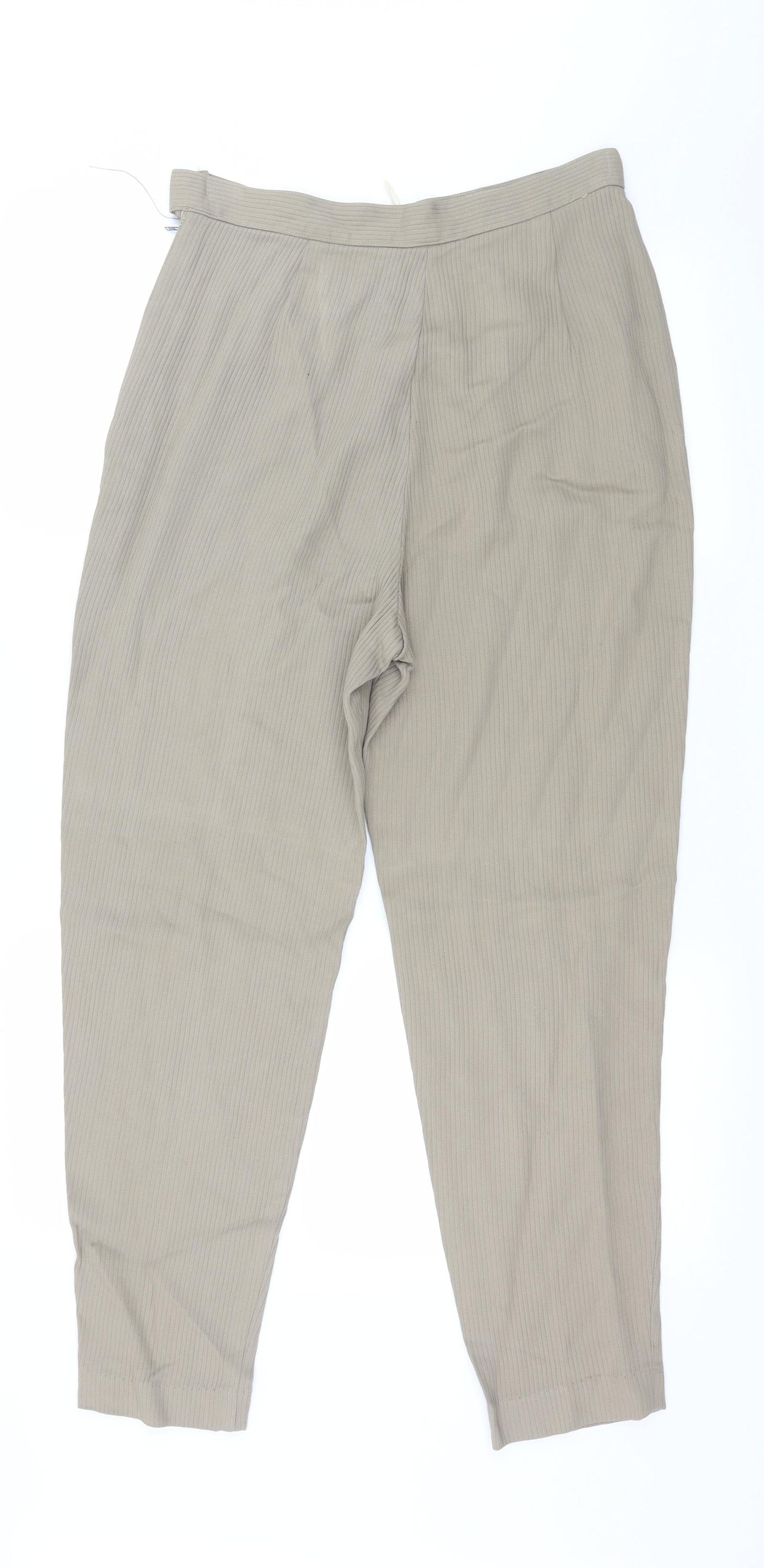Preworn Womens Beige   Trousers  Size 28 in L28 in