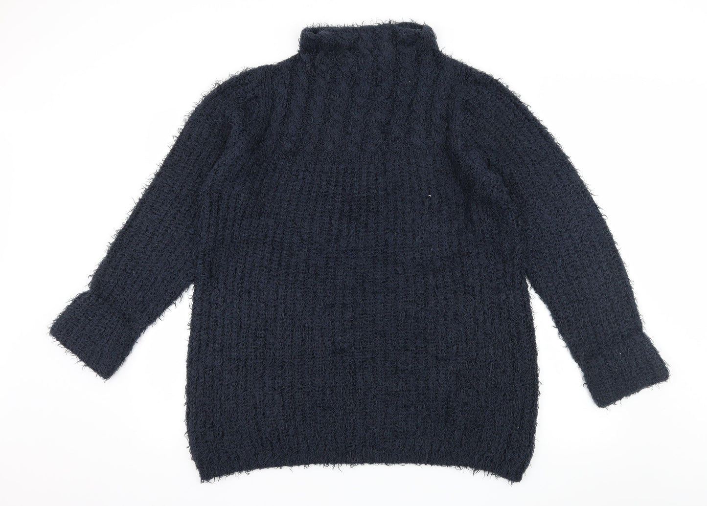 Preworn Womens Blue  Knit Pullover Jumper Size M