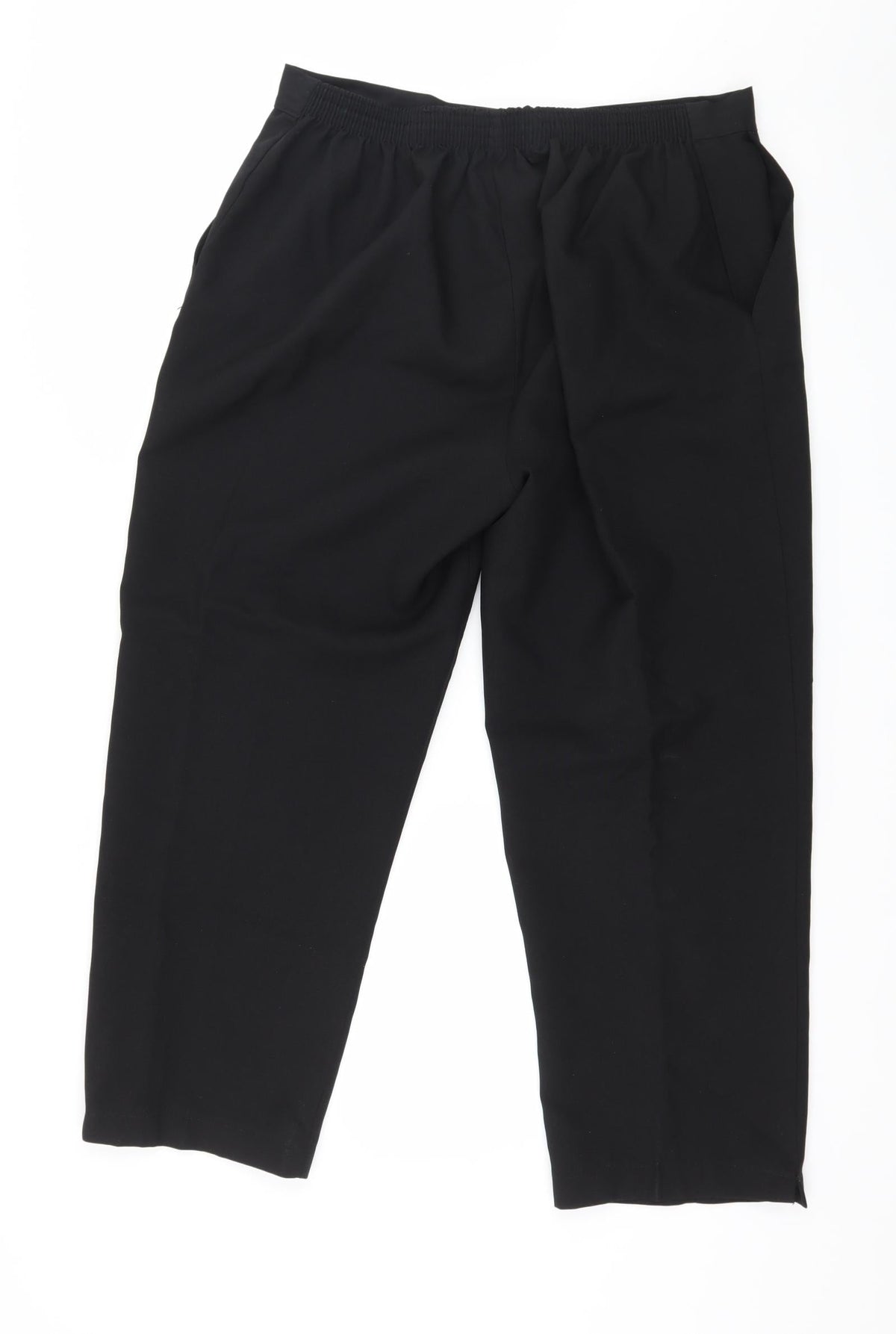 Preworn Womens Black   Trousers  Size 34 in L25 in