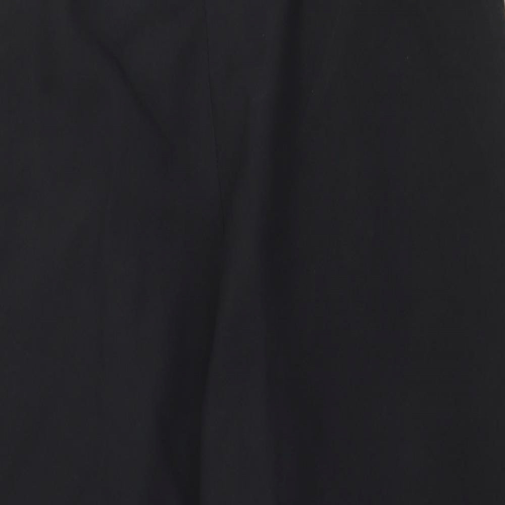 Preworn Womens Black   Trousers  Size 34 in L25 in