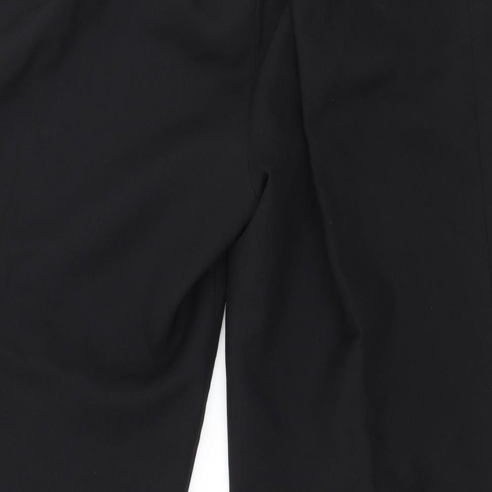 Preworn Womens Black   Trousers  Size 34 in L25 in