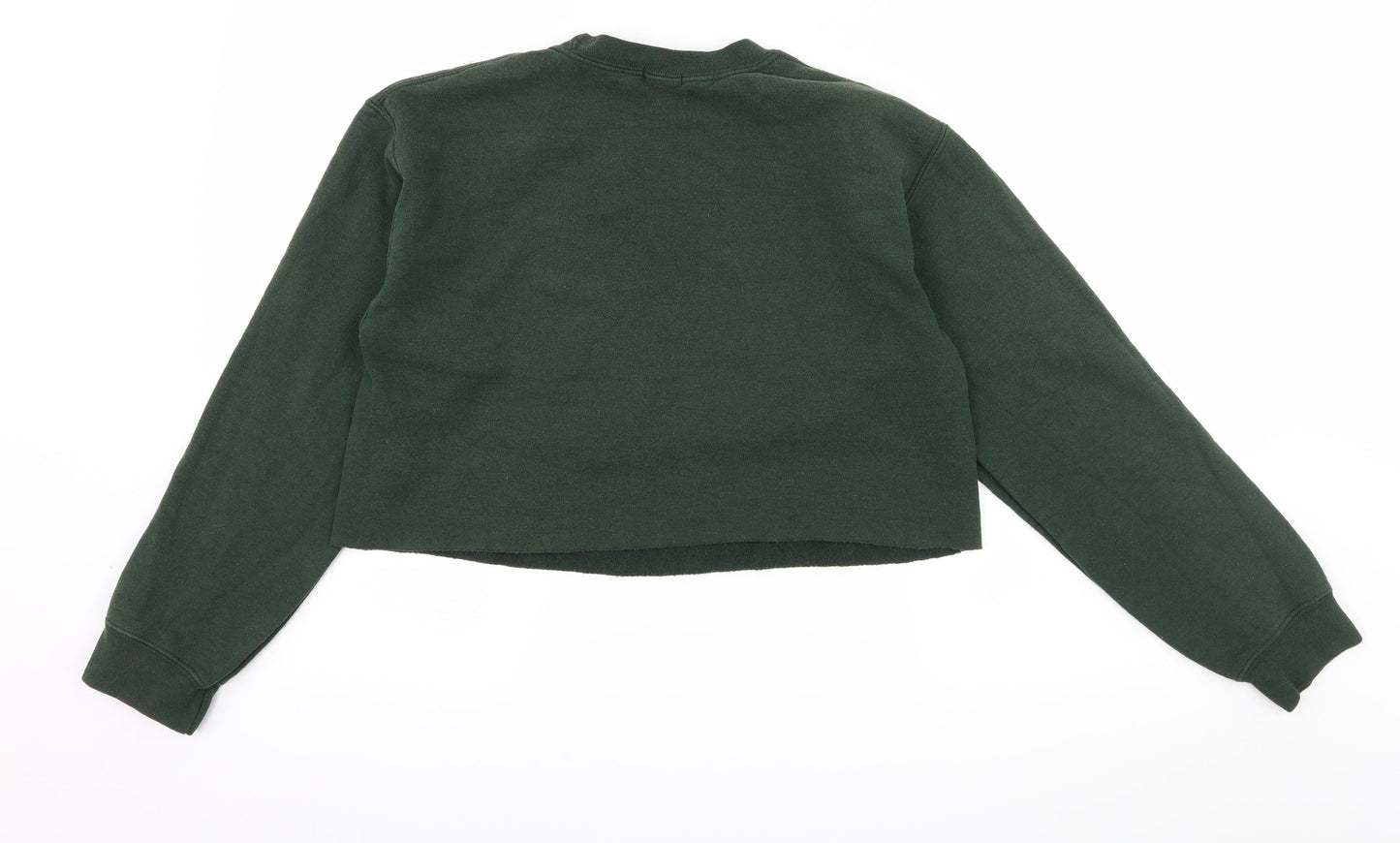River Isladn Womens Green  Jersey Pullover Sweatshirt Size S  - Cheetah