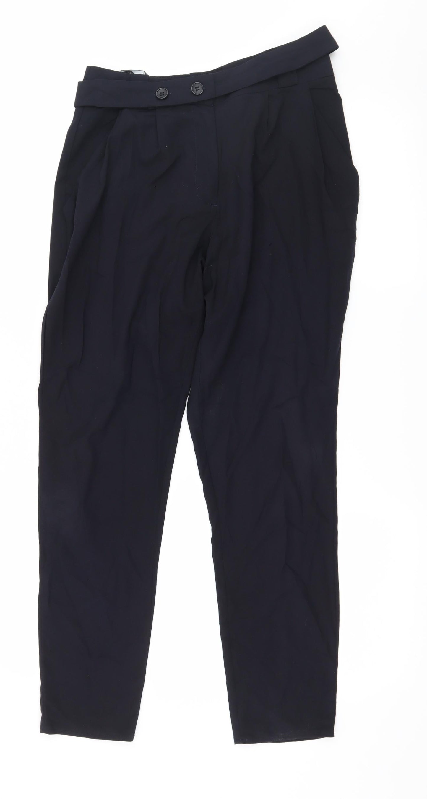 Topshop Womens Blue   Trousers  Size 8 L28 in