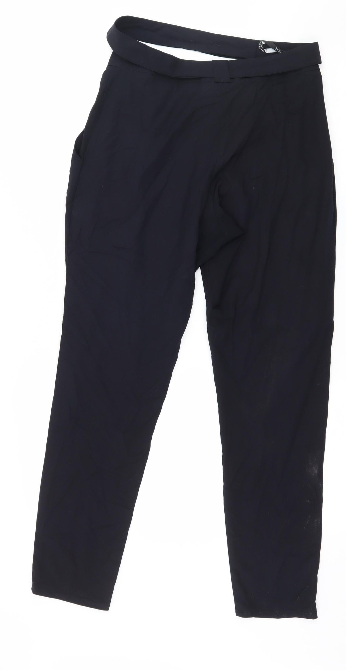 Topshop Womens Blue   Trousers  Size 8 L28 in
