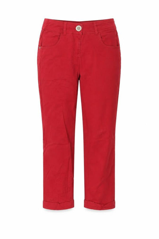 Preworn Womens Red  Denim Trousers  Size 28 in L24 in