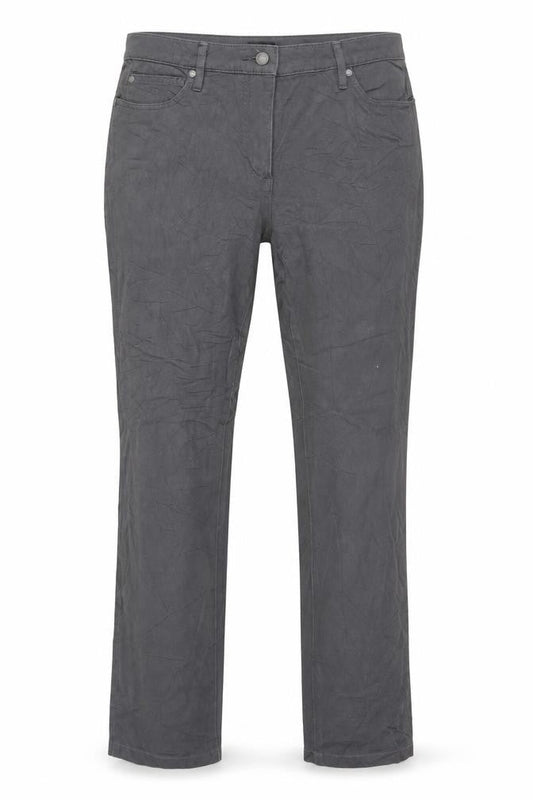 Front view of Vianni women’s grey denim skinny jeans, size UK 36, in, 30-inch leg